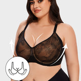 Sujetador push-up con cobertura total y reborde – Sin forro