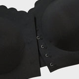 Yack Saint® Sujetador sin tirantes con cierre delantero y estampado de leopardo