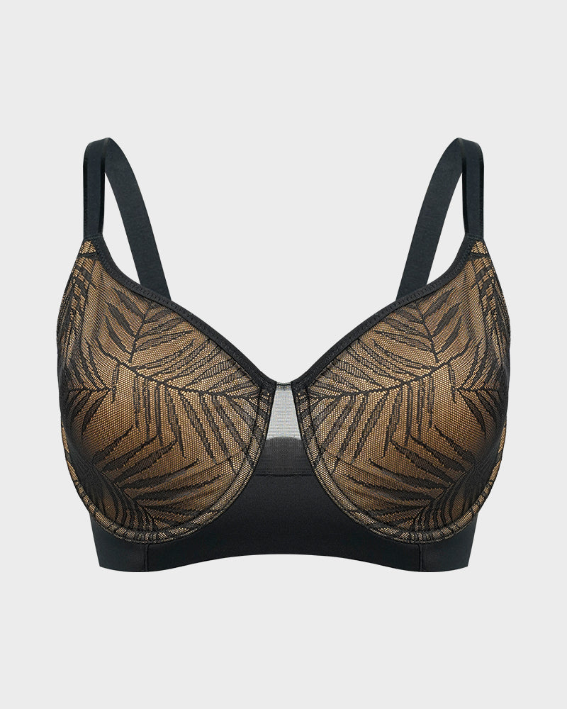 Sujetador push-up con cobertura total y reborde – Sin forro