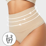 Tanga sin costuras de cintura ultra alta con control de abdomen