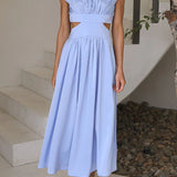 Quincy | Vestido Midi con Corte y Bolsillos