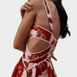 Sabella Minivestido con flores