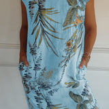 Madison | Vestido Relajado con Hojas Tropicales