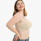 Yack Saint® Sujetador push-up con espalda lisa – Negro (2 unidades)