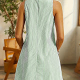 Serena | Vestido Mini a Rayas de Lujo (Casi agotado)