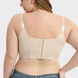Sujetador push-up Yack Saint® con efecto alisador de espalda – Negro + Beige (pack de 2)