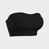 Sujetador bandeau sin costuras y sin tirantes: sin aros y antideslizante