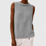 Anastine | Top Elegante con Cuello Alto