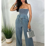ISLA – CONJUNTO DE DOS PIEZAS EN DENIM ESTILOSO