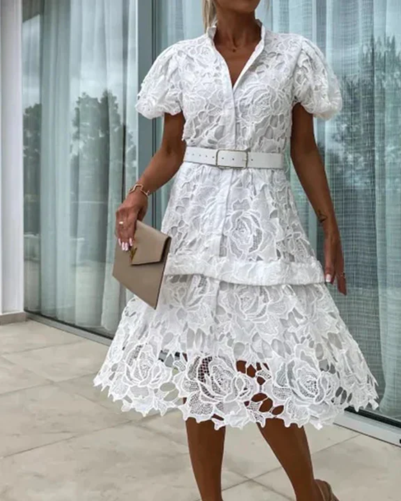 Adelina - Vestido de Encaje Retro