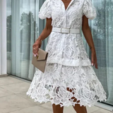 Adelina - Vestido de Encaje Retro