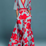 Ruby - Vestido Elegante con Patrón Floral