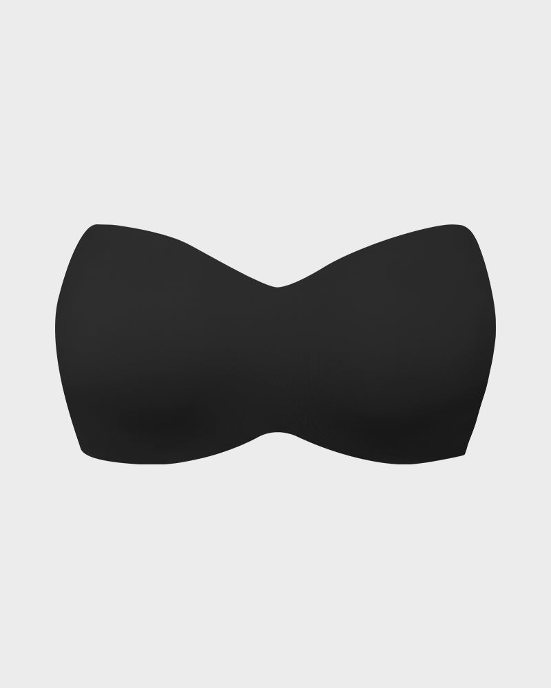 Sujetador bandeau con soporte completo: antideslizante y ajustable