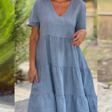 Samantha | Vestido Vuelto con Bolsillos