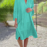 Oriana - Vestido Ligero de Cuello en V para Mujeres