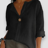 Tessa - Blusa Casual con Escote en V