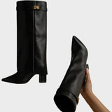 Luna - Botas de Caña Alta de Cuero