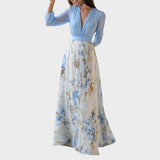 Helena Maxivestido con deslumbrante estampado floral