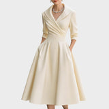 Amália Vestido Midi Elegante