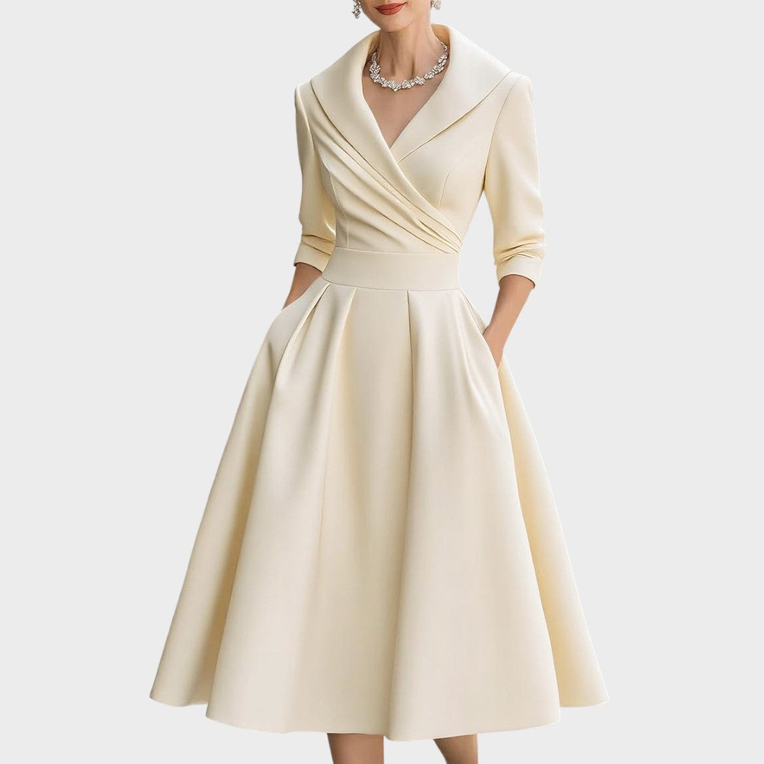 Amália Vestido Midi Elegante