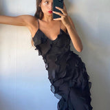 Aliza | Vestido Maxi con Volantes