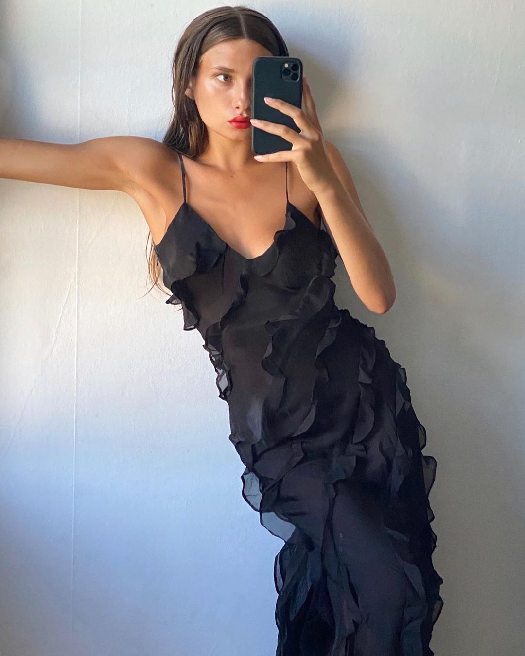 Aliza | Vestido Maxi con Volantes