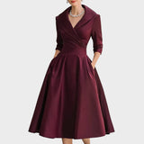 Amália Vestido Midi Elegante