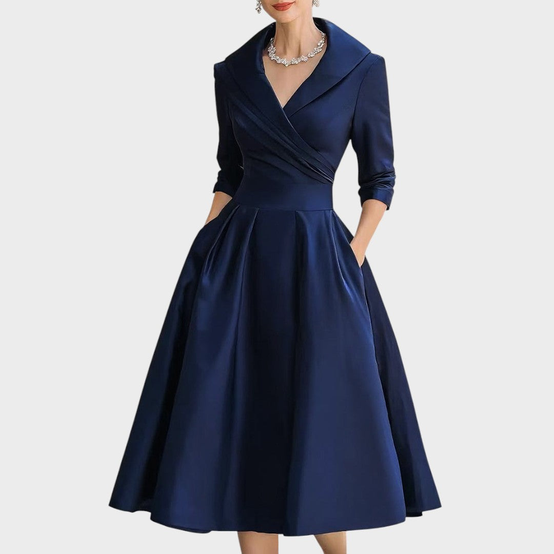 Amália Vestido Midi Elegante