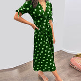 Maria | Vestido de Lunares con Botones