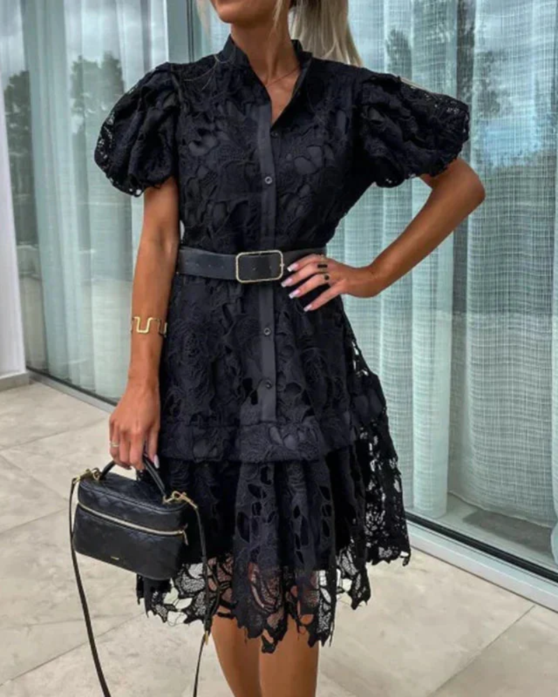 Adelina - Vestido de Encaje Retro