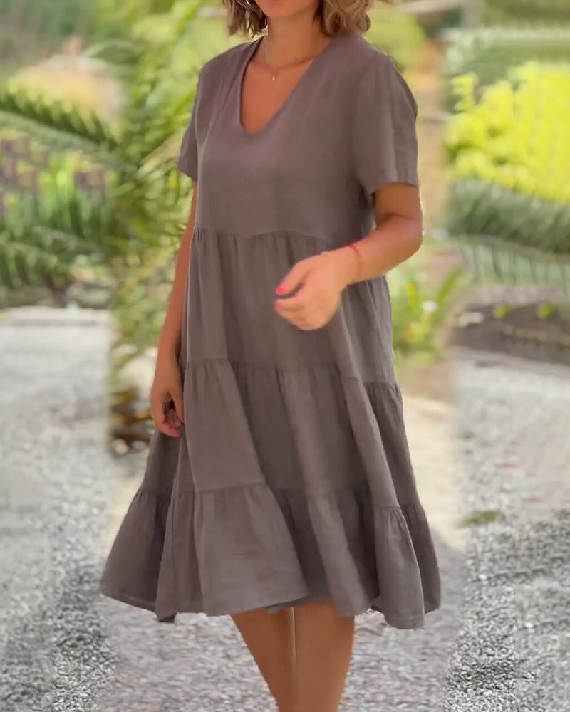 Samantha | Vestido Vuelto con Bolsillos