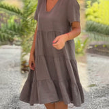 Samantha | Vestido Vuelto con Bolsillos