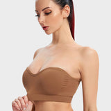 Sujetador bandeau sin tirantes: sin costuras, sin aros y con un ajuste perfecto