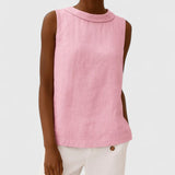Anastine | Top Elegante con Cuello Alto