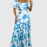 Camila | Vestido Cortado de Verano Elegante