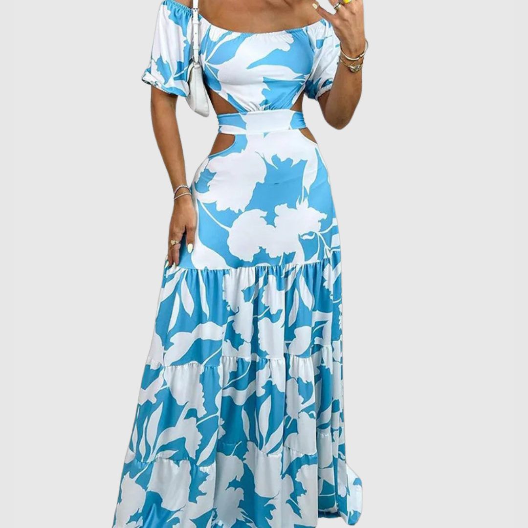 Camila | Vestido Cortado de Verano Elegante