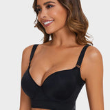 Sujetador push-up Yack Saint® – Espalda lisa y elevación en color beige (2 unidades)