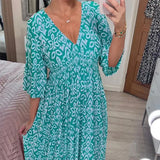 Hazel | Vestido Midi de Corte Geométrico
