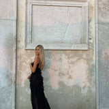 Zara - Vestido Maxi con Volantes