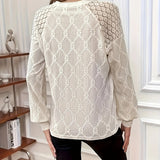 Ivy – Blusa con Detalles de Botones de Ojal