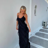 Aliza | Vestido Maxi con Volantes