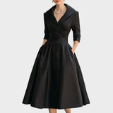 Amália Vestido Midi Elegante