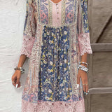Mirabel | Vestido Boho con Detalles de Encaje