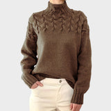 Lari Suéter Elegante de Tricot