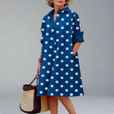 Hartley | Vestido Casual con Estampado de Lunares