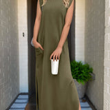 Riley™ - Vestido de Lino Elegante con Detalles Hechos a Mano