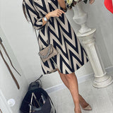Lovenza - Vestido Midi Zigzag