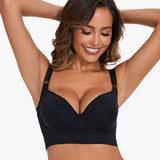 Yack Saint® Sujetador push-up con espalda lisa – Marrón (pack de 2)