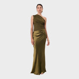 Asmine Elegante Vestido de Un Solo Hombro