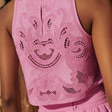 Romy | Conjunto en Encaje Rosa Moise